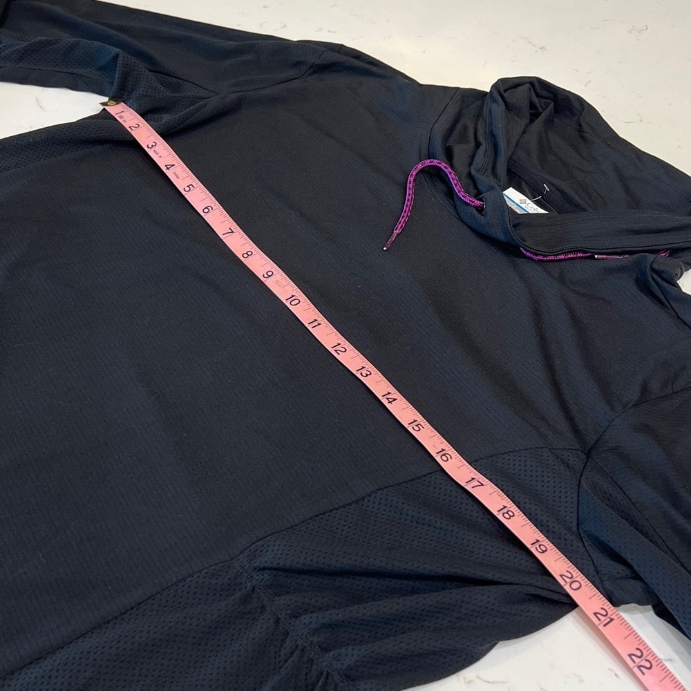 Columbia Omni-Wick Cowl Neck Active Pullover Black Long Sleeve XXL NWT - Picture 8 of 9